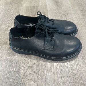 Dr. Martens Black Oxford Shoes with Chunky Sole